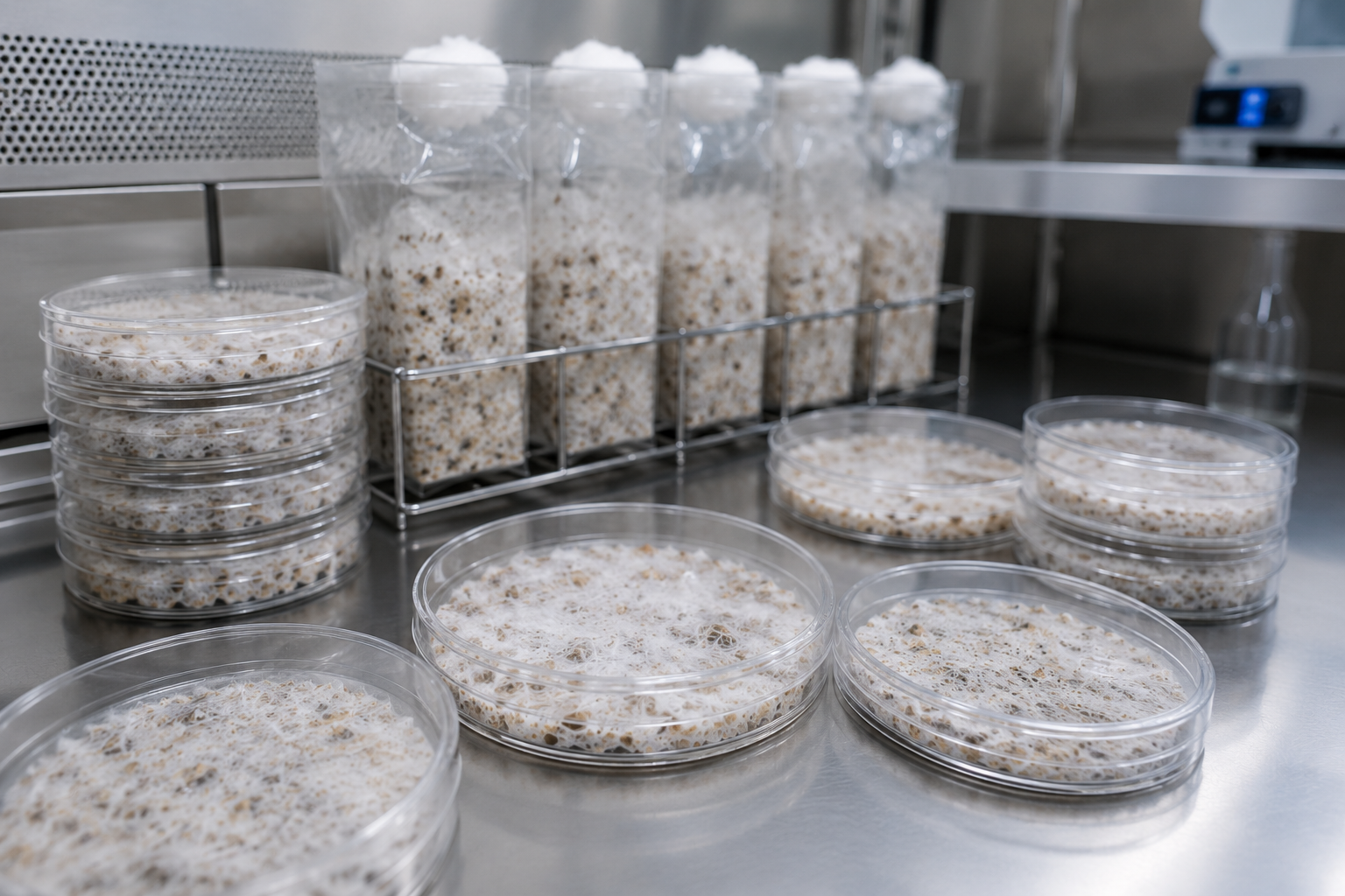 Amigo MycoLab – Spawn Production and Laboratory Services